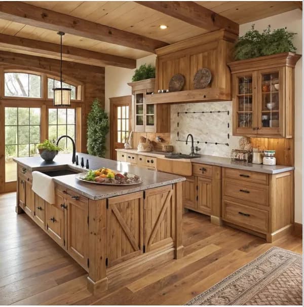 masif mutfak dolabı