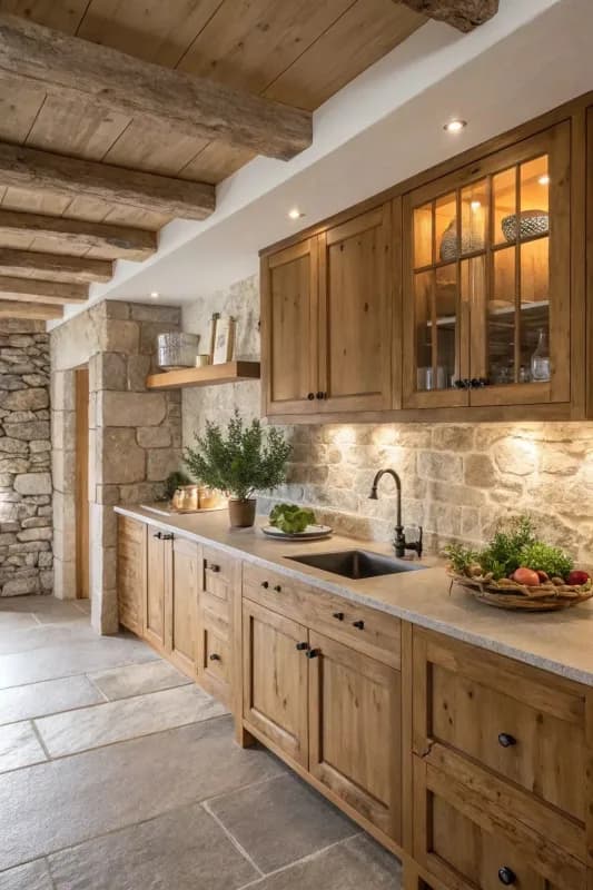 masif mutfak dolabı 2